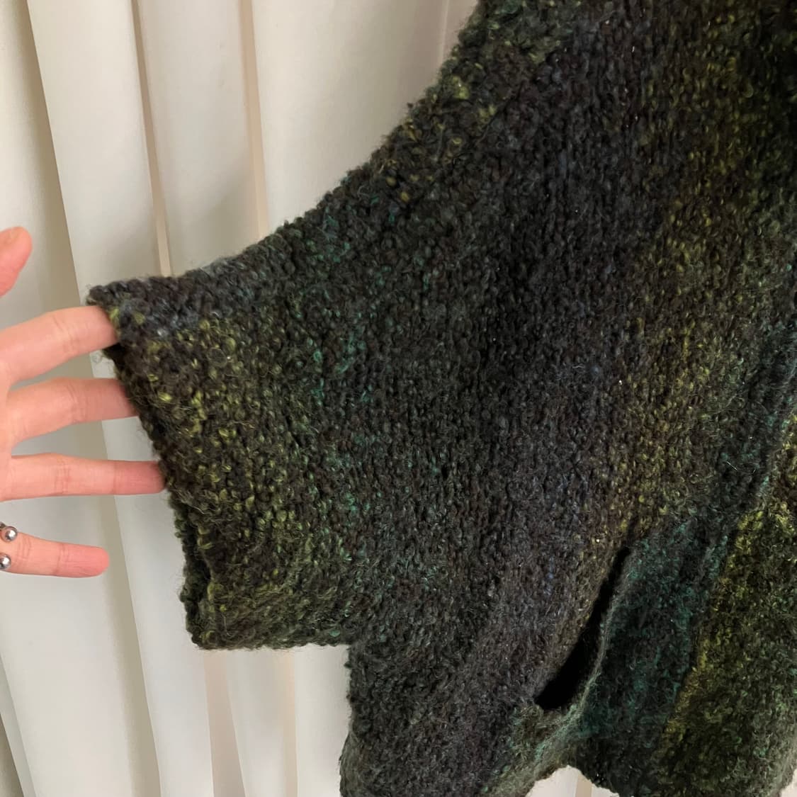 디젤 하프 슬리브 니트 집업 XS 상품이미지5