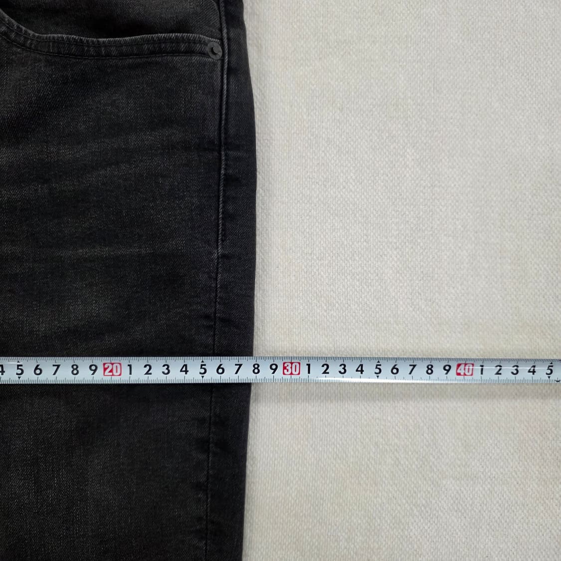 [W34 L32] 리바이스 511 흑청 데님 팬츠 바지 1223J2 상품이미지8