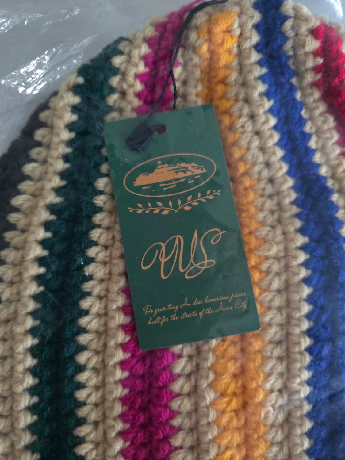 Corteiz 코르테이즈 빅 크로셰 비니 V2 멀티 스트라이프 상품이미지3