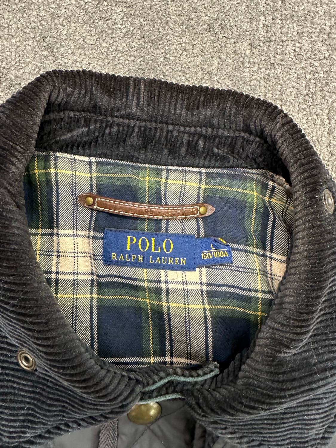 폴로 랄프로렌 퀼팅 자켓 L 상품이미지7