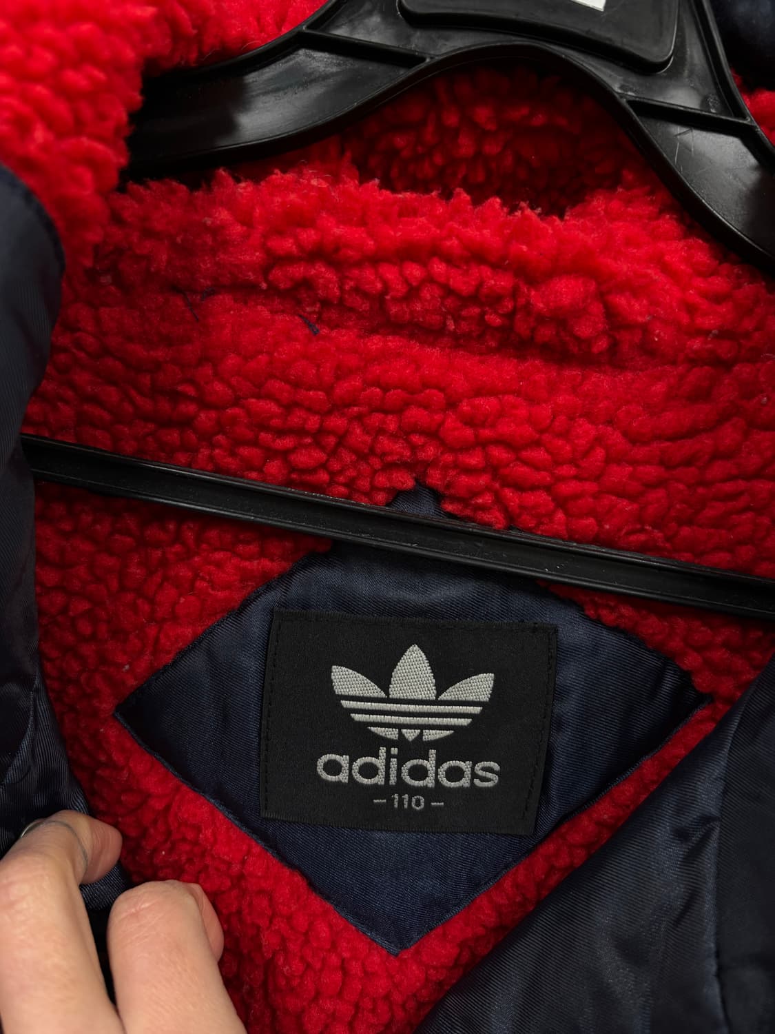 아디다스 올드스쿨  양털 롱자켓 상품이미지5