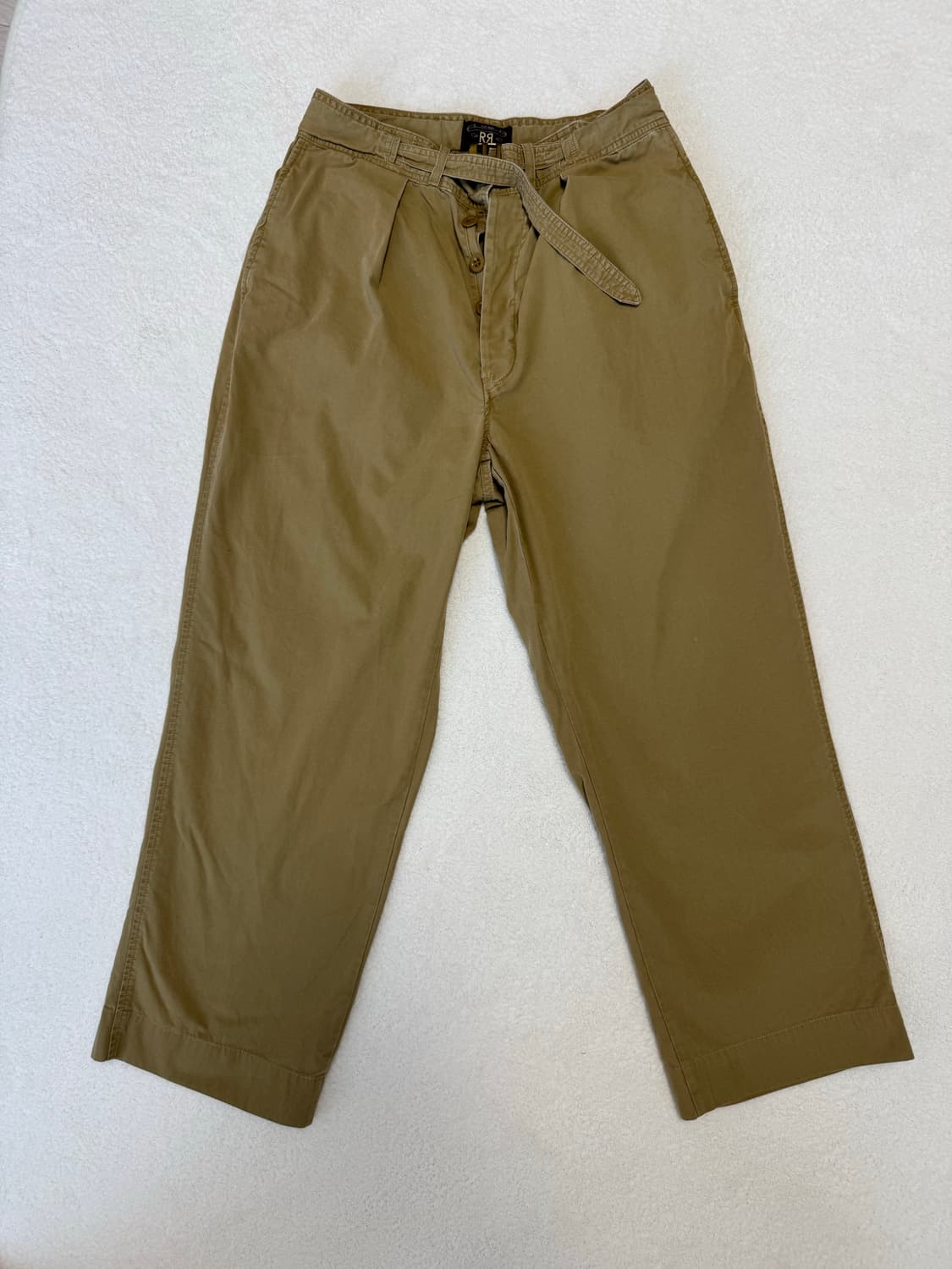 더블알엘 밀리터리 벨트 트라우져 made in usa 사이즈 32 상품이미지1