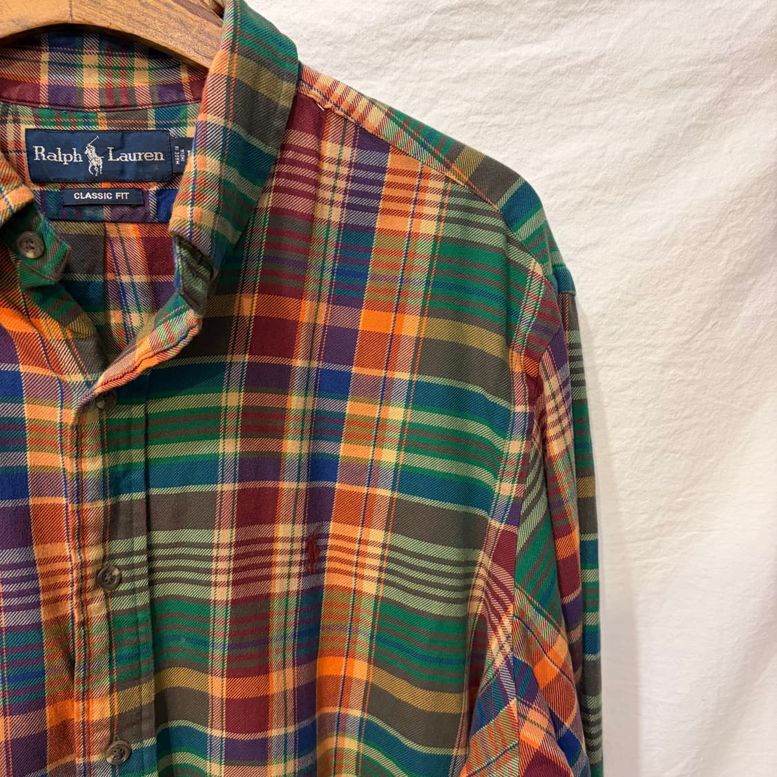 폴로 랄프로렌 타탄 체크 셔츠 남방 상품이미지4