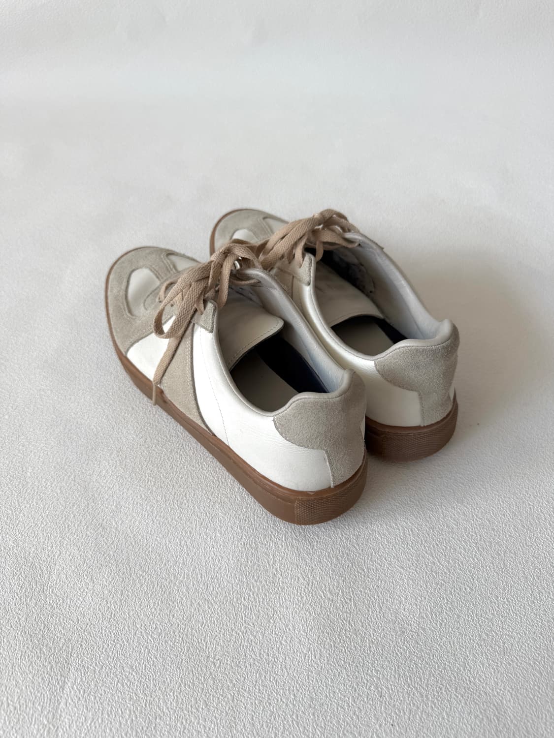 [255]Pre owned 레더&스웨이드 독일군 스니커즈 상품이미지5