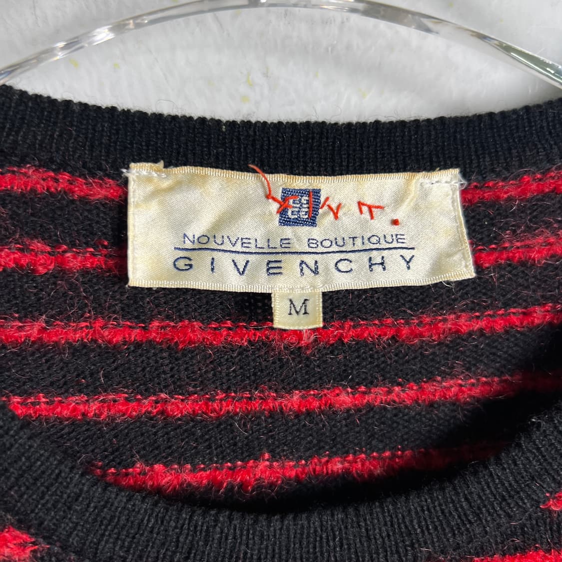 Givenchy 지방시 빈티지 스트라이프 니트 스웨터 M 상품이미지4