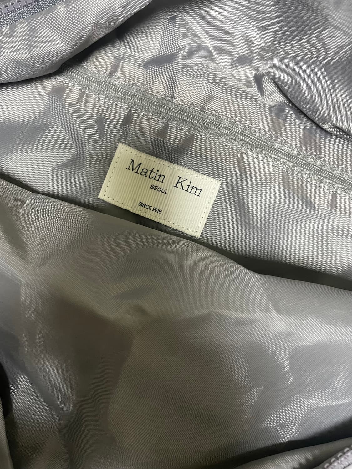 마뗑킴 로고 더플백 상품이미지5