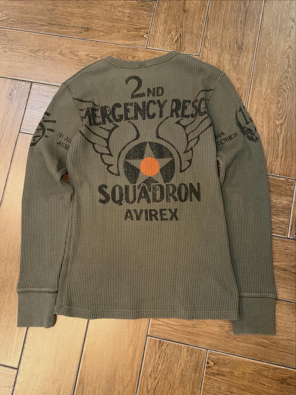 Avirex Waffle Pattern Long Sleeves 상품이미지10