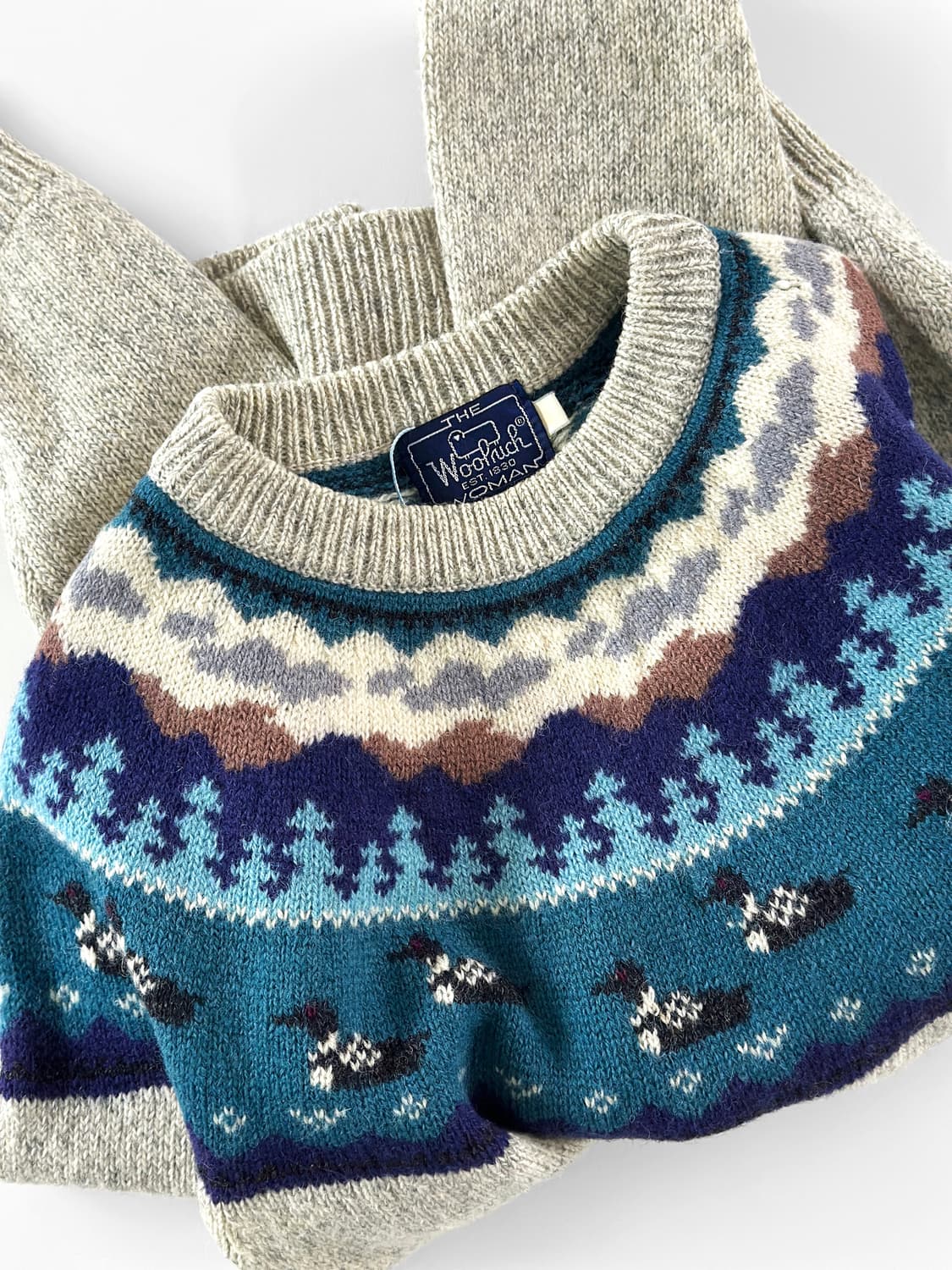 90s 빈티지 울리치 덕 스웨터 상품이미지1