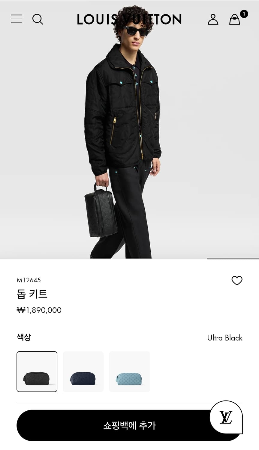 루이비통 돕키트 m12645 블랙 상품이미지3