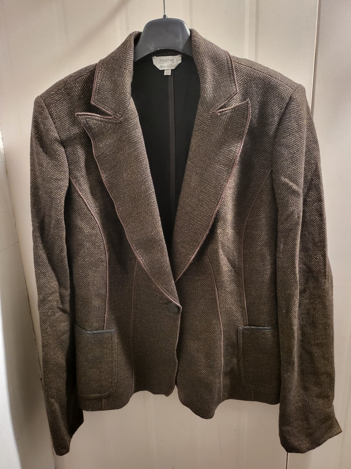 MaxMara 막스마라 브라운 블레이저자켓 상품이미지2