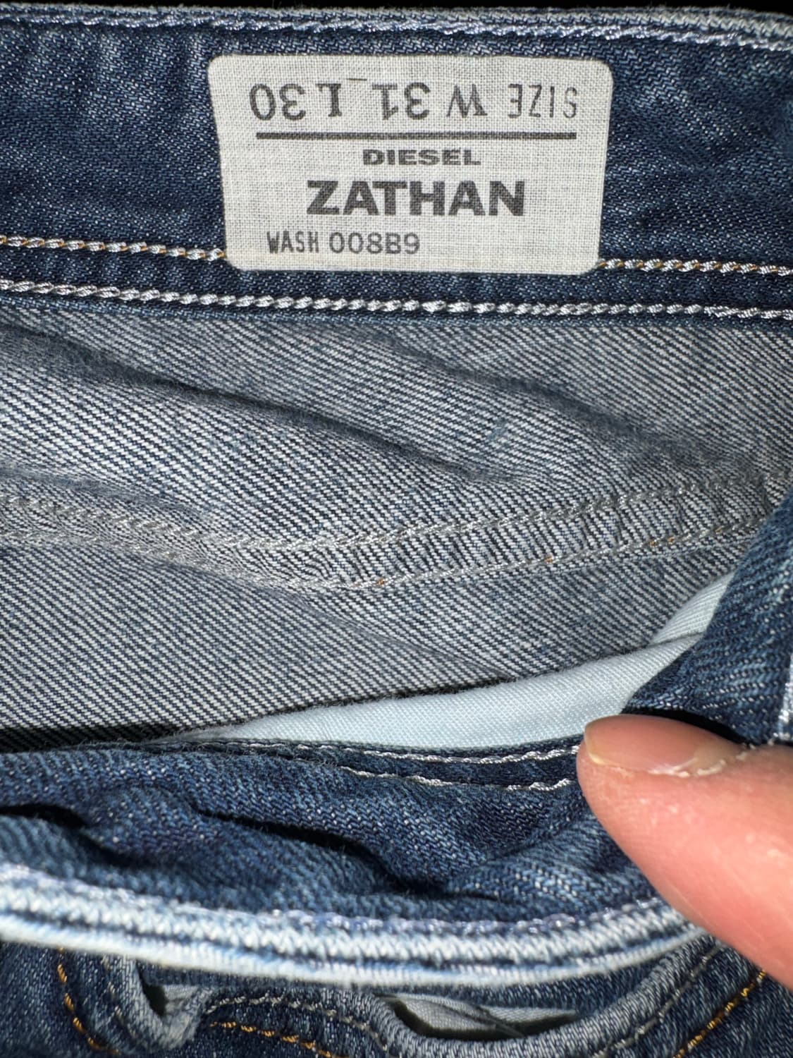 디젤 자탄 008B9 디스트로이드 부츠컷 상품이미지3