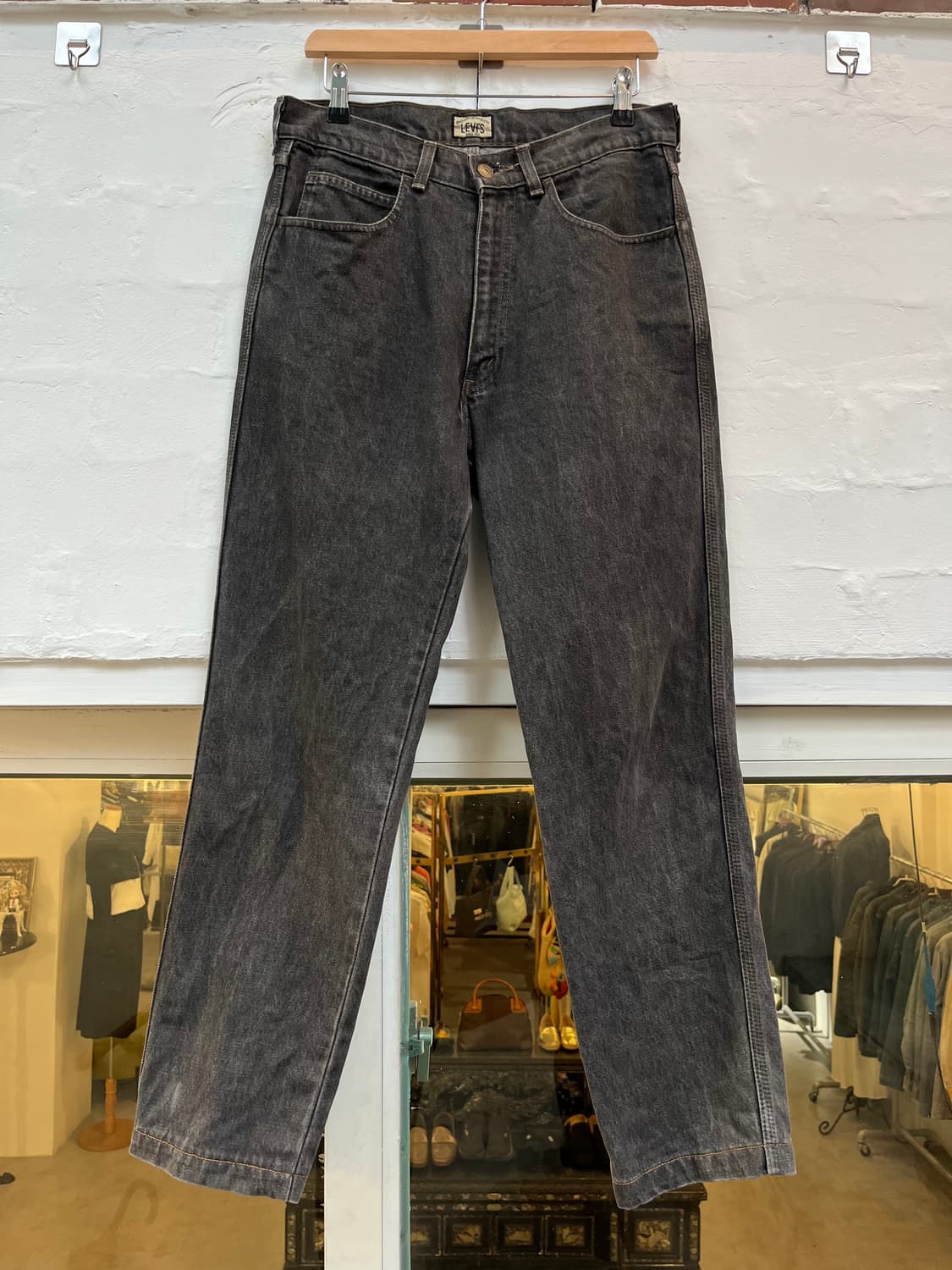 Levis 636 흑청 데님팬츠 W32 상품이미지1