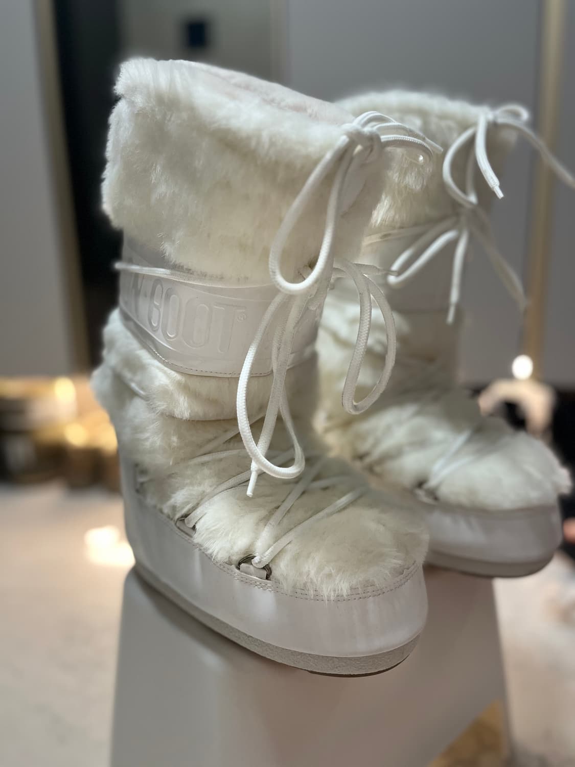 문부츠 퍼 화이트35/38 상품이미지5