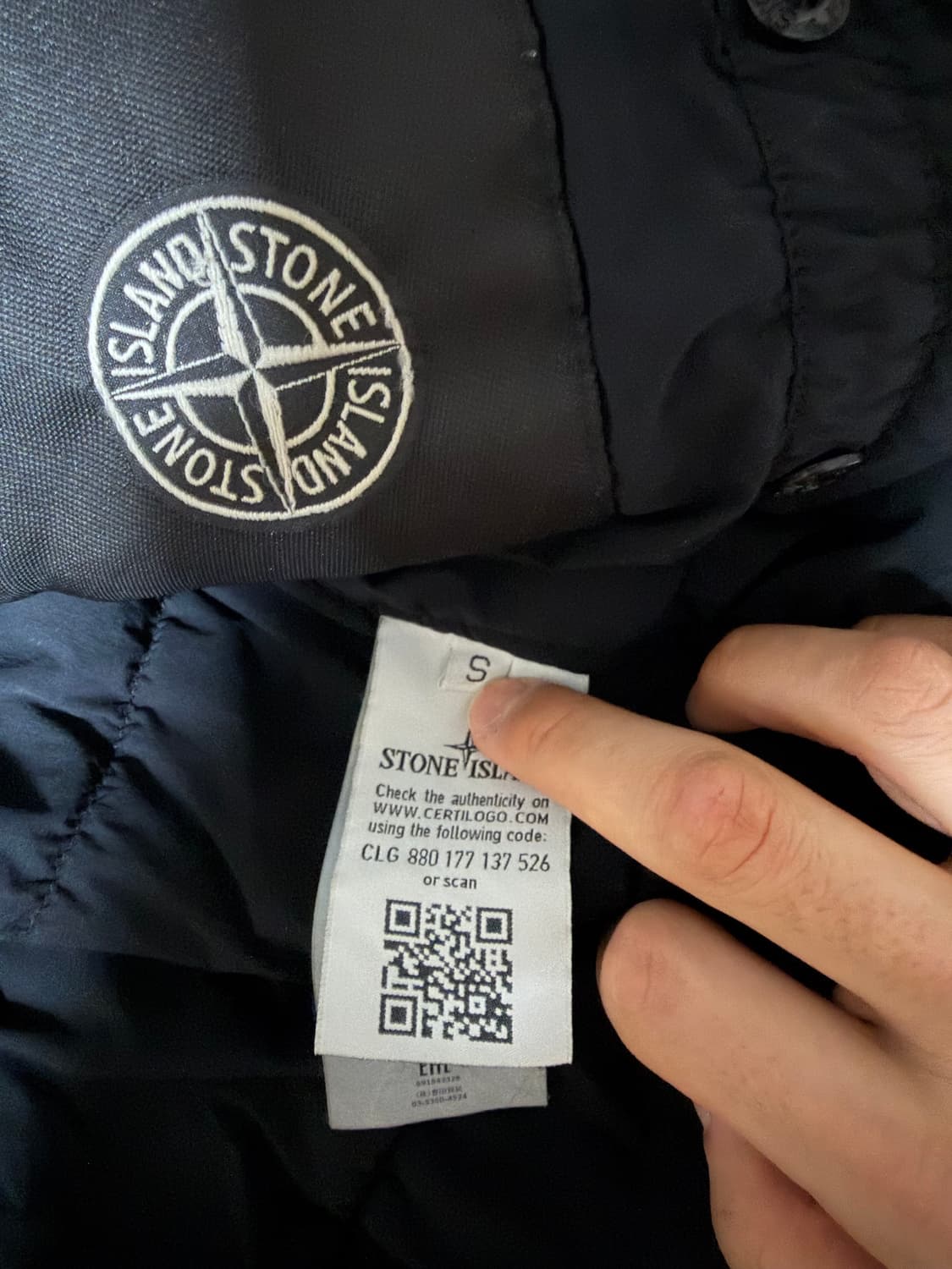 스톤아일랜드 컴포트 테크 패딩 S(95) 상품이미지2