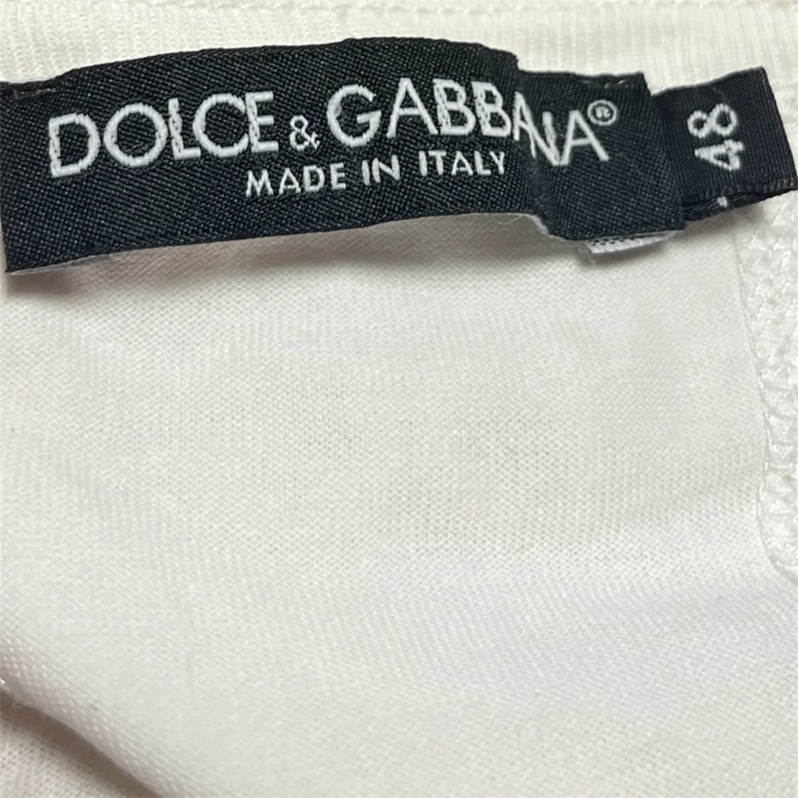 Dolce & Gabbana 후면 DG 자수 머슬핏 티셔츠 상품이미지3
