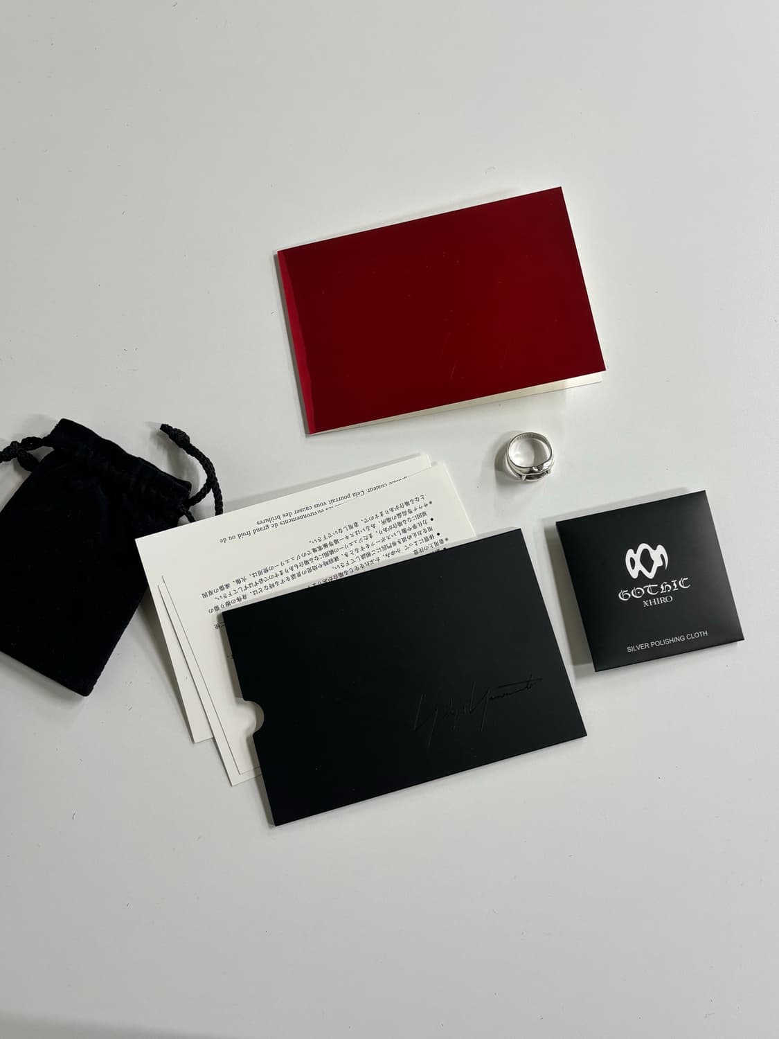 요지야마모토 드라큘라 링 상품이미지4