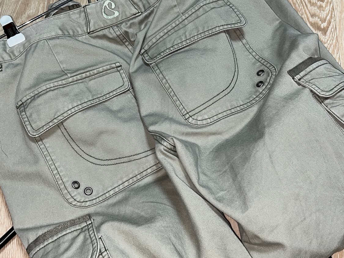 코이세이오 빅포켓 카고팬츠 라이트카키 사이즈2 상품이미지5