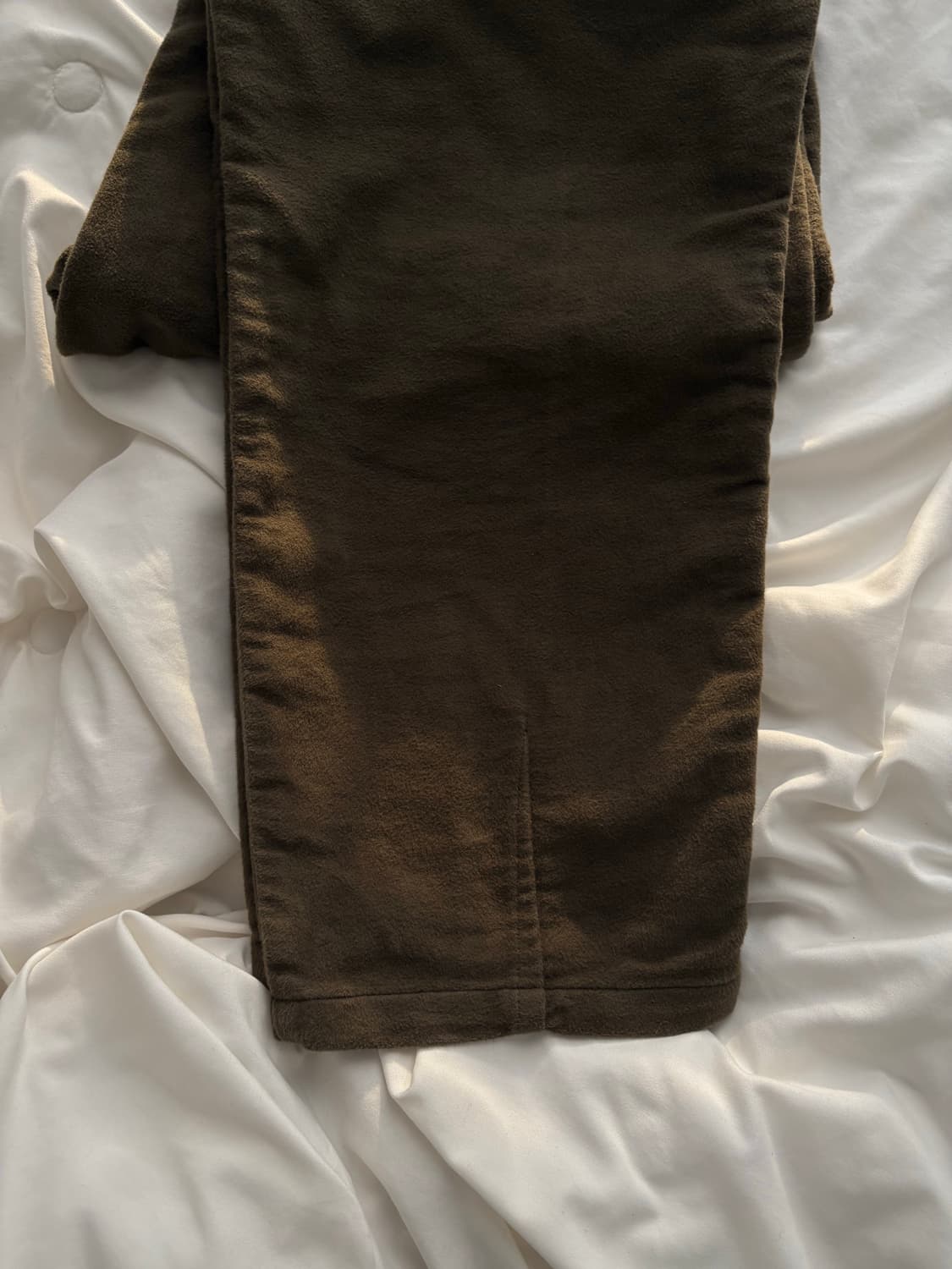 Velvet Fatigue Pants(Olive) 상품이미지3