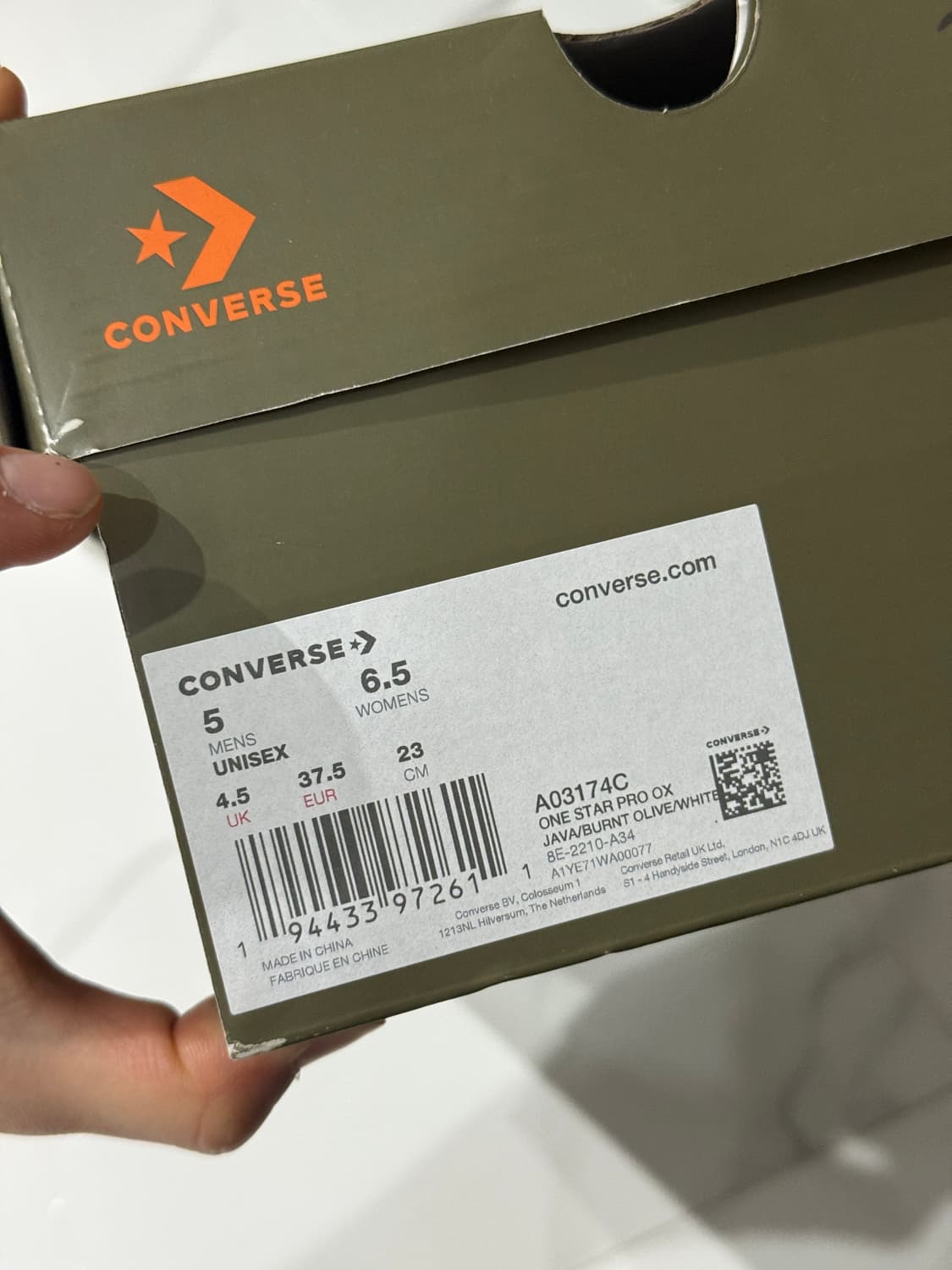 컨버스 파타 원스타 프로 로우 자바 230 상품이미지9
