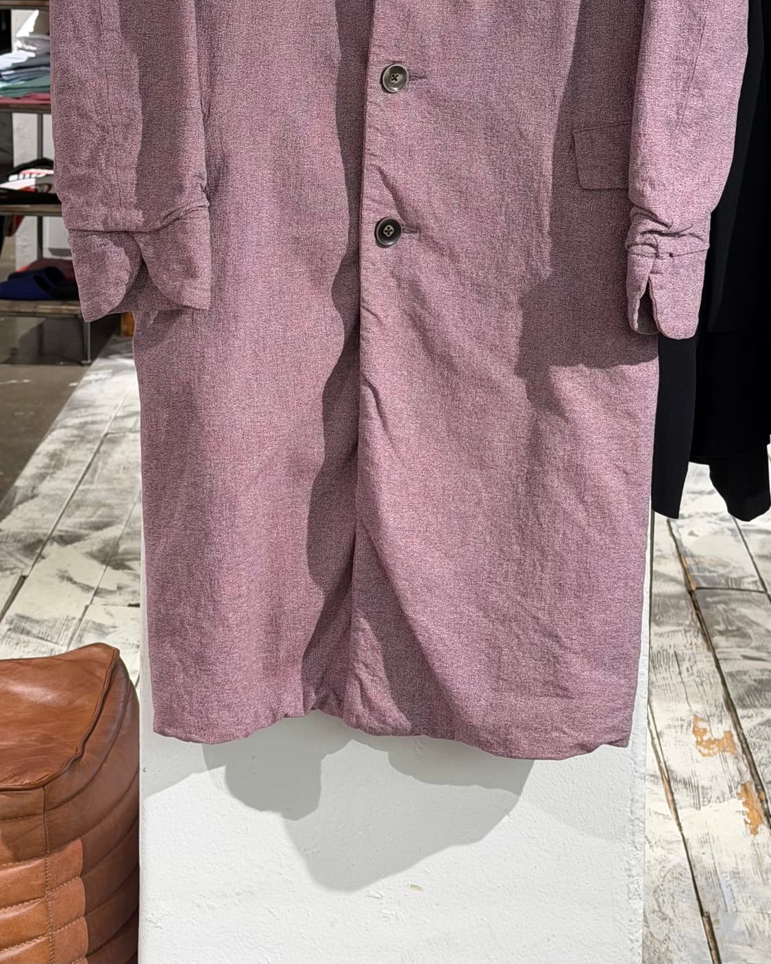 캐피탈 핑크 코듀로이 카라 코트 상품이미지6