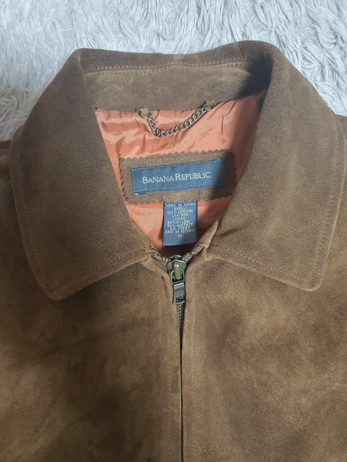 바나나리퍼블릭 스웨이드 자켓 사이즈 100 상품이미지3