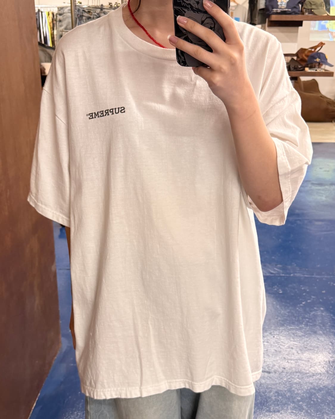 Supreme 슈프림 패치 워크 프린팅 반팔티 상품이미지1