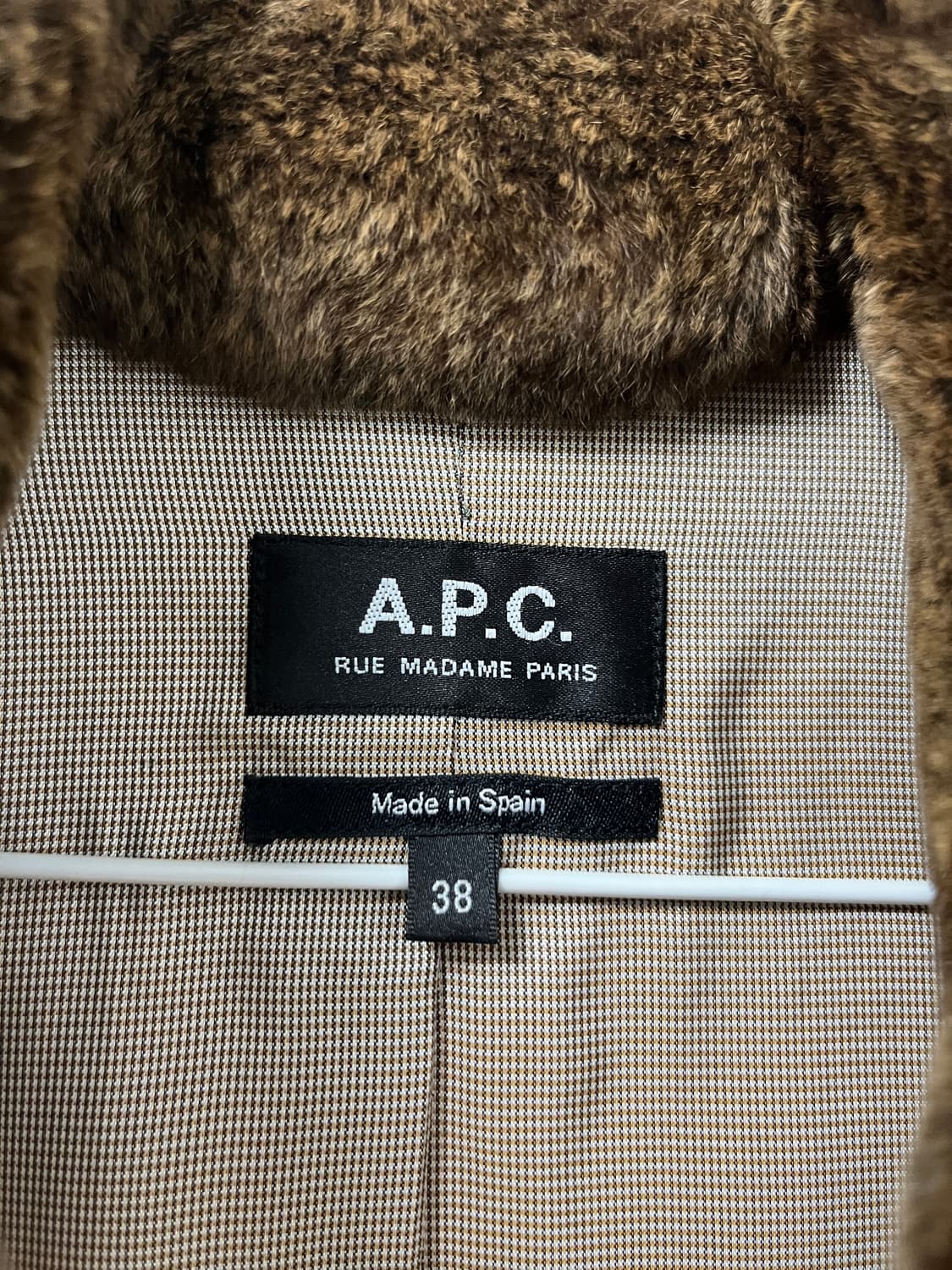 A.P.C. 토끼털 퍼 자켓 38 상품이미지3