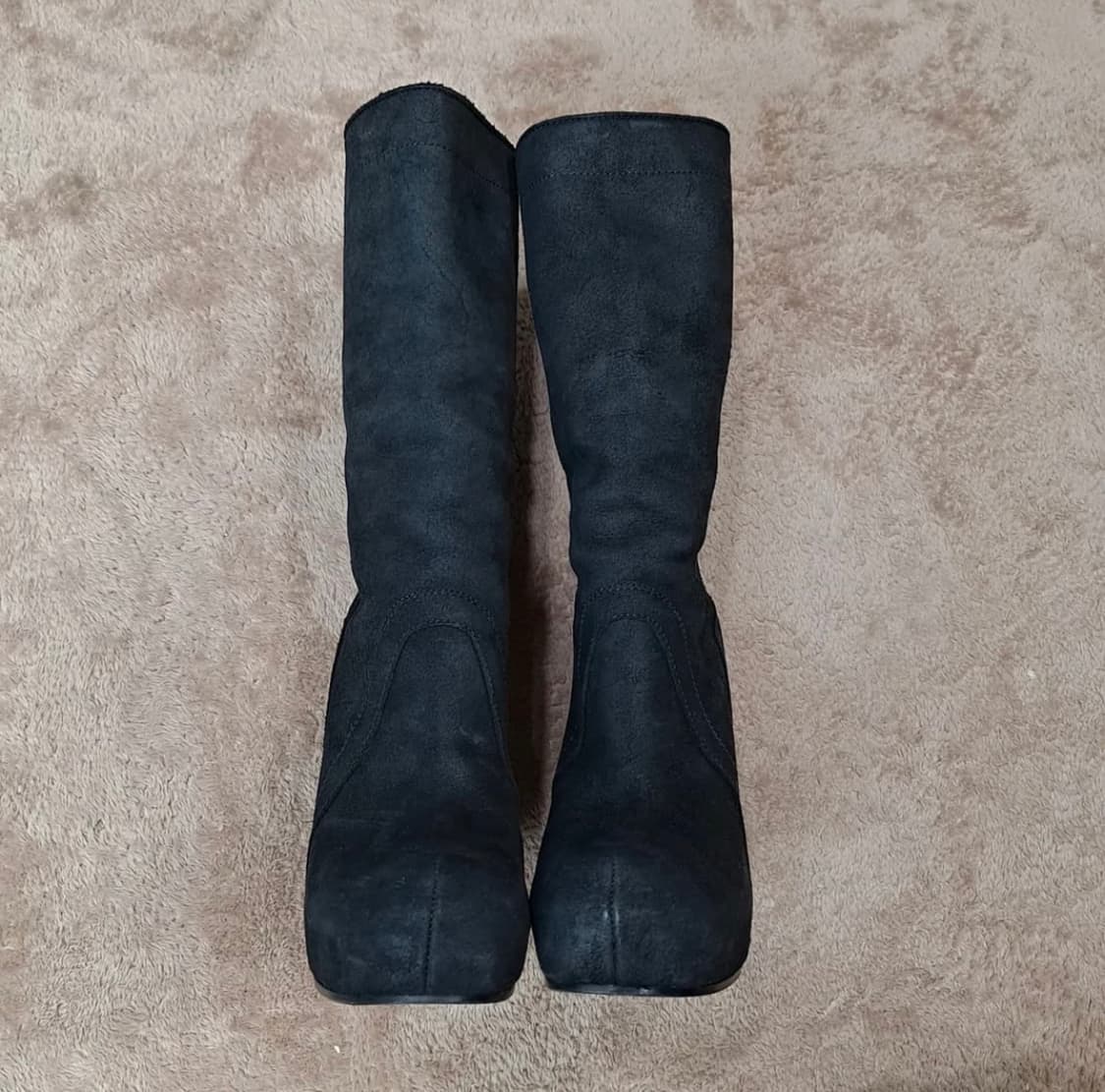 릭오웬스 스웨이드 웨지 부츠 상품이미지3