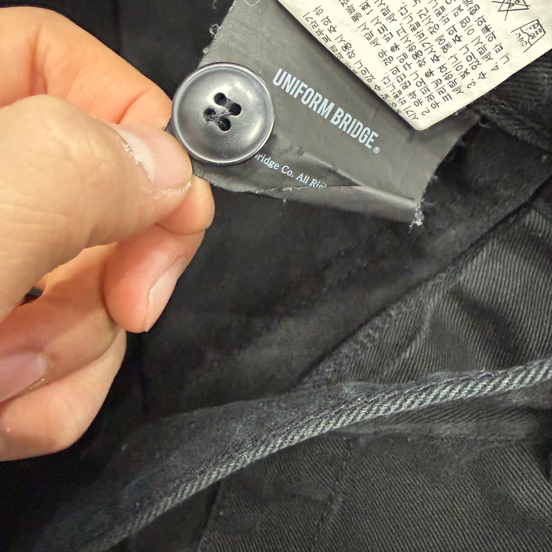 (M)유니폼 브릿지 퍼티그 팬츠(블랙) 상품이미지4