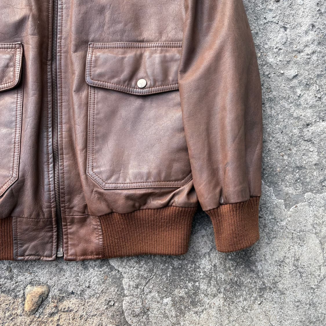 빈티지 A-2 소가죽 레더 자켓 상품이미지3