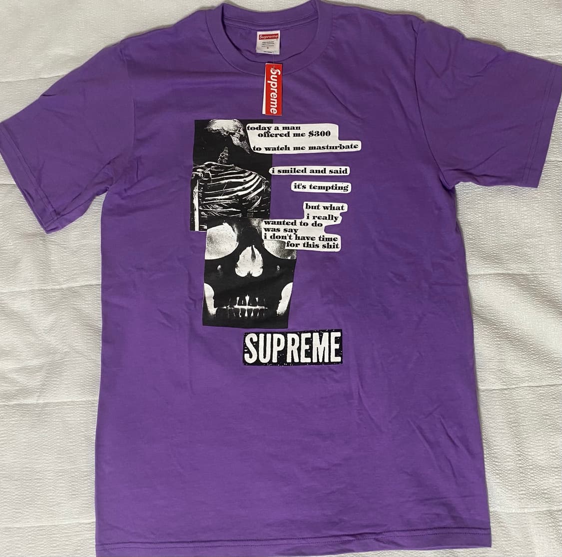 (S)슈프림 25SS Anatomy Tee 퍼플 상품이미지3