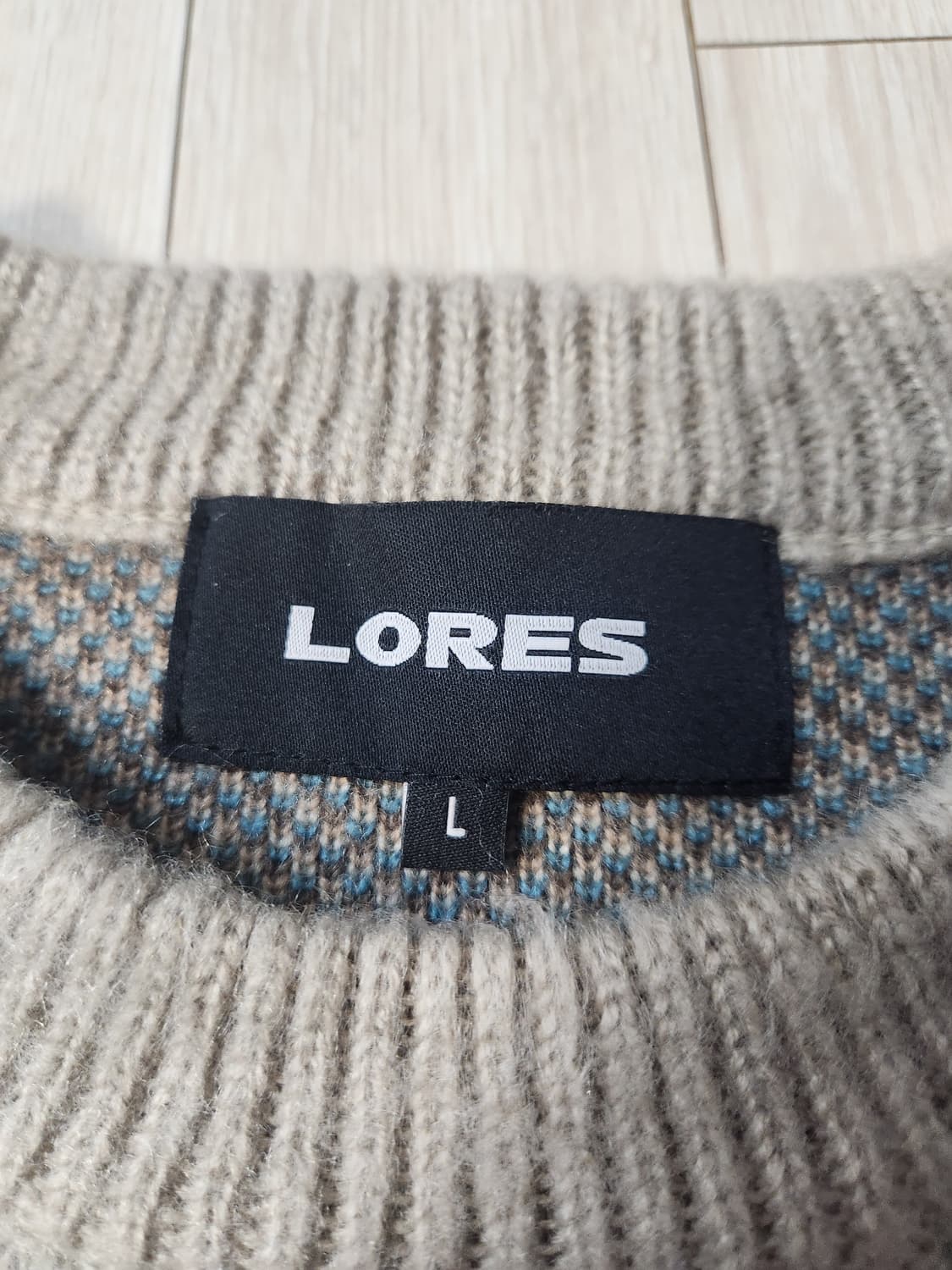 로어즈 Lores 미키킴 콜라보 니트 L 상품이미지4