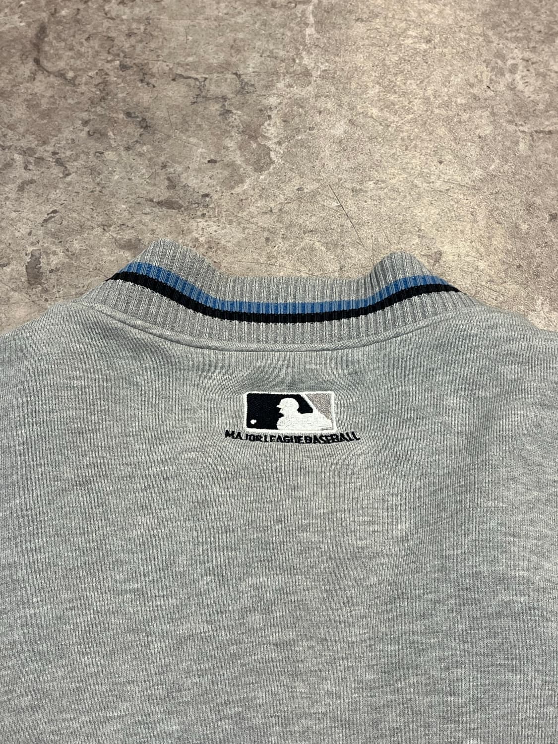 엠엘비 화이트삭스 바시티 버튼 자켓 그레이 105 #csz2164 상품이미지7