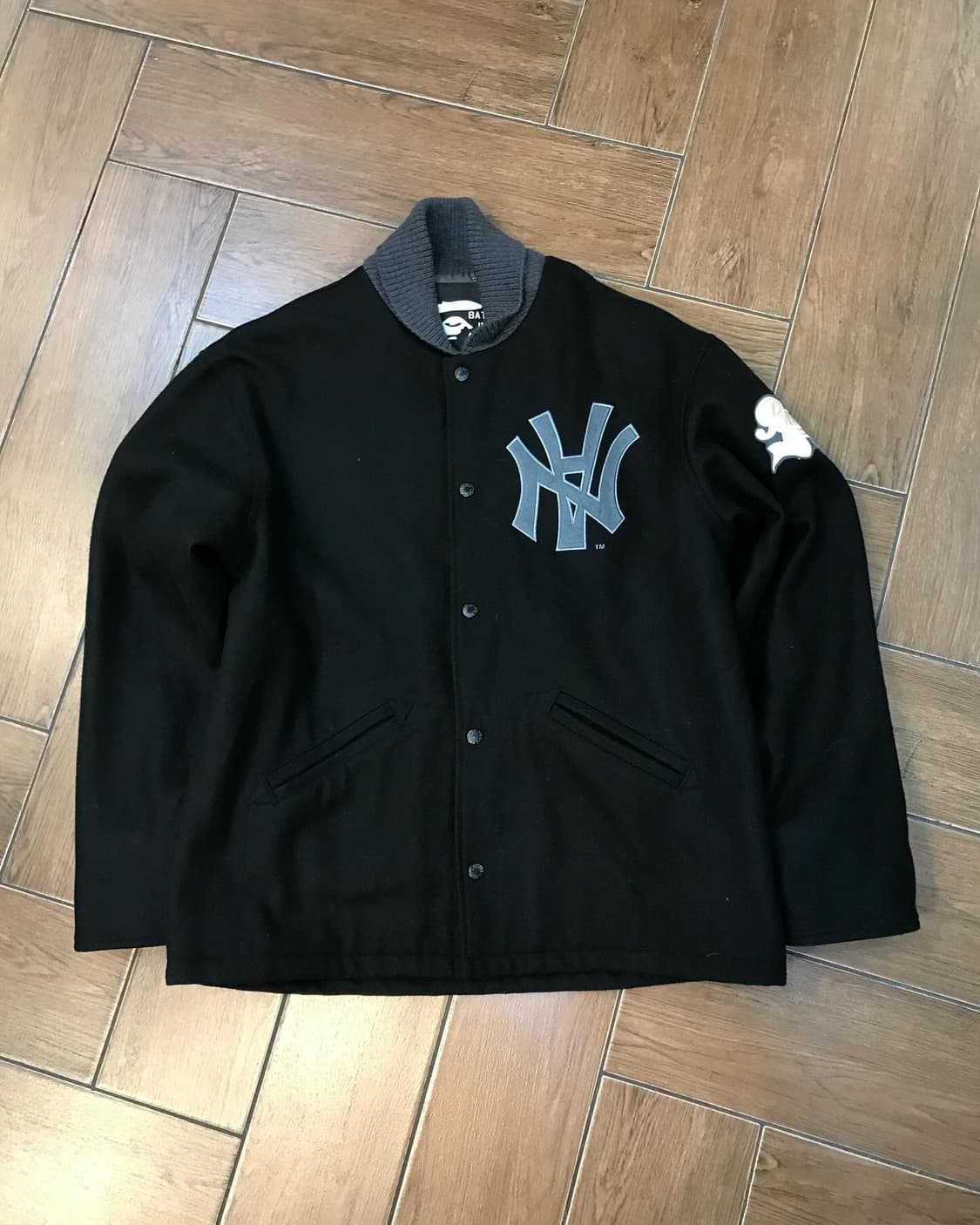 Bape X Neighborhood Collaboration 바시티자켓 상품이미지6