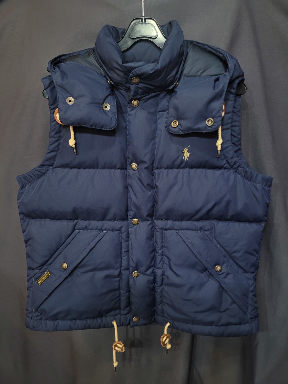 RALPH LAUREN 랄프로렌 다운 후드 패딩 베스트 상품이미지10