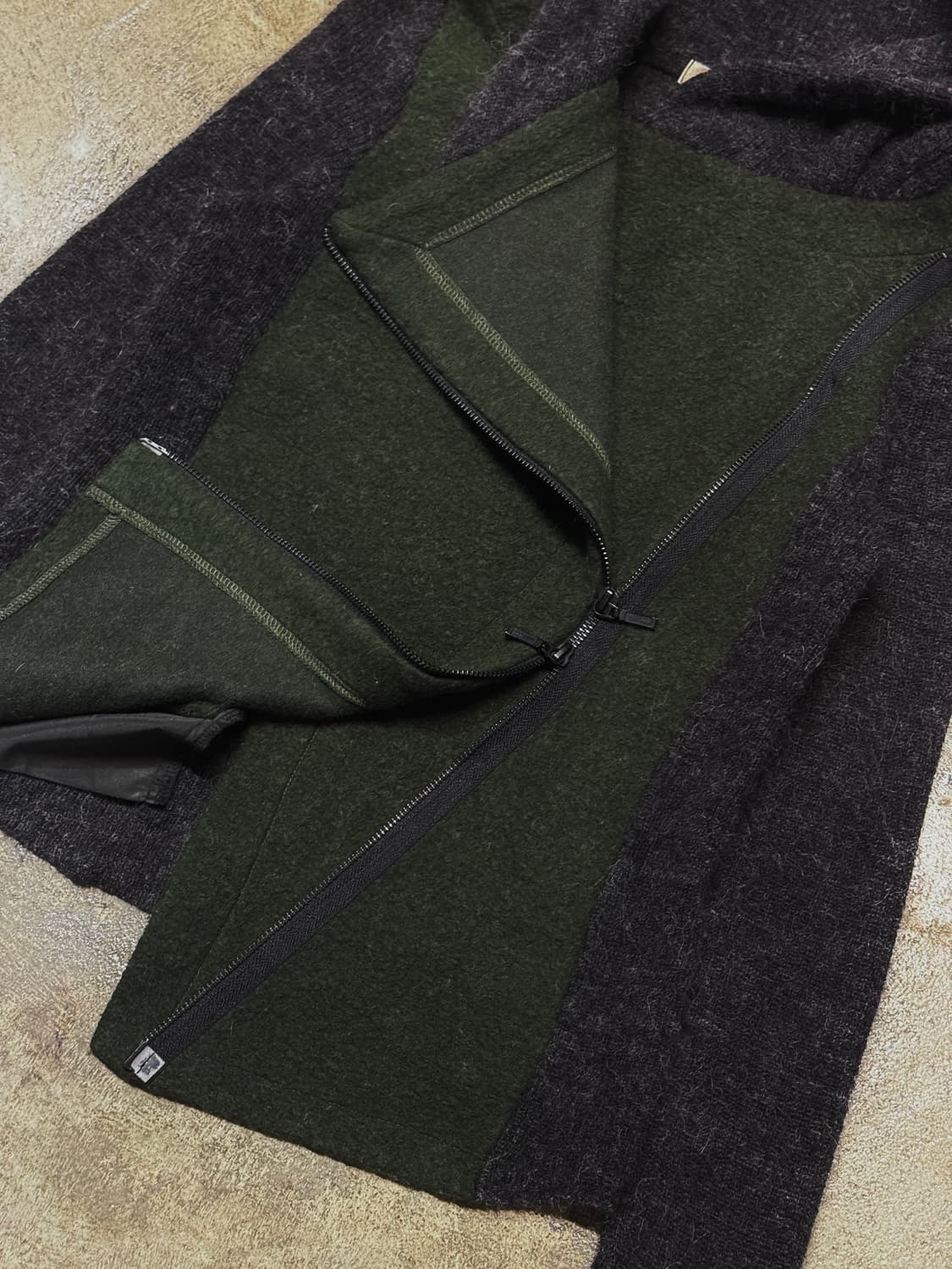 44-55 ) Noriko araki Front Zip Hoodie 상품이미지6