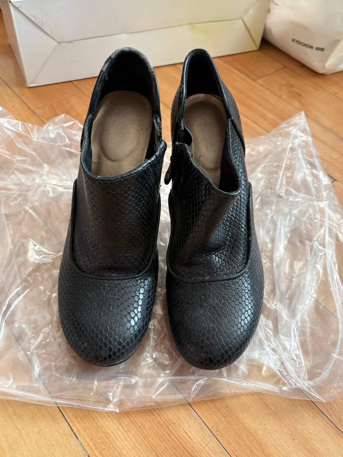 빈티지 뱀피 힐 rockport 상품이미지1