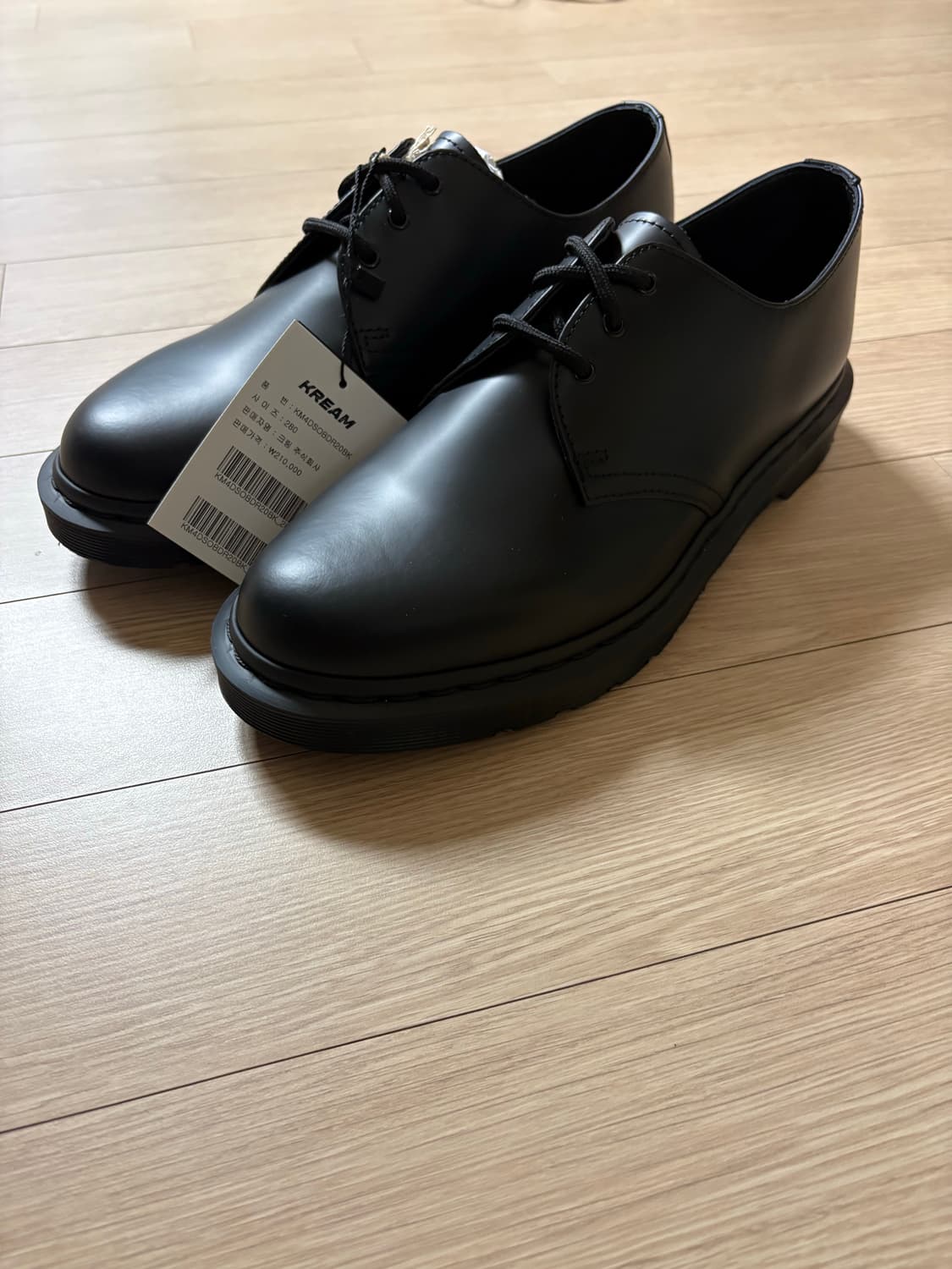 박스 새제품 Dr. Martens 1461 모노 블랙 상품이미지1
