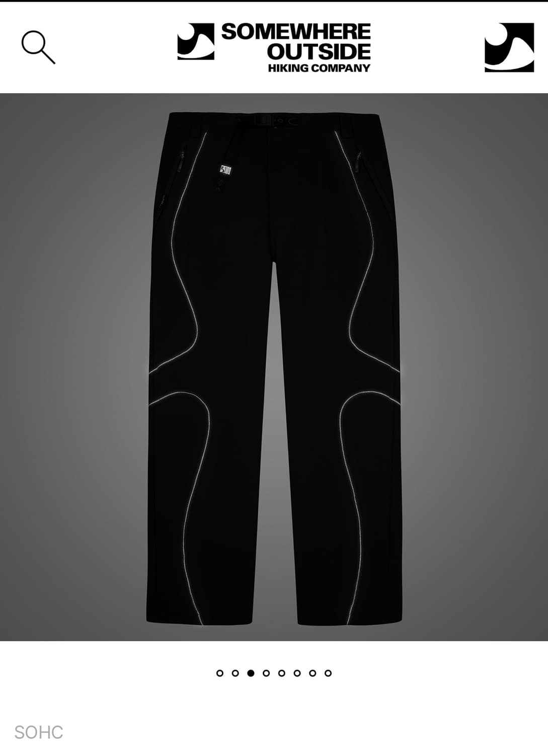 sohc Hiking Stretch Pants_11TFP131 BLACK 상품이미지3