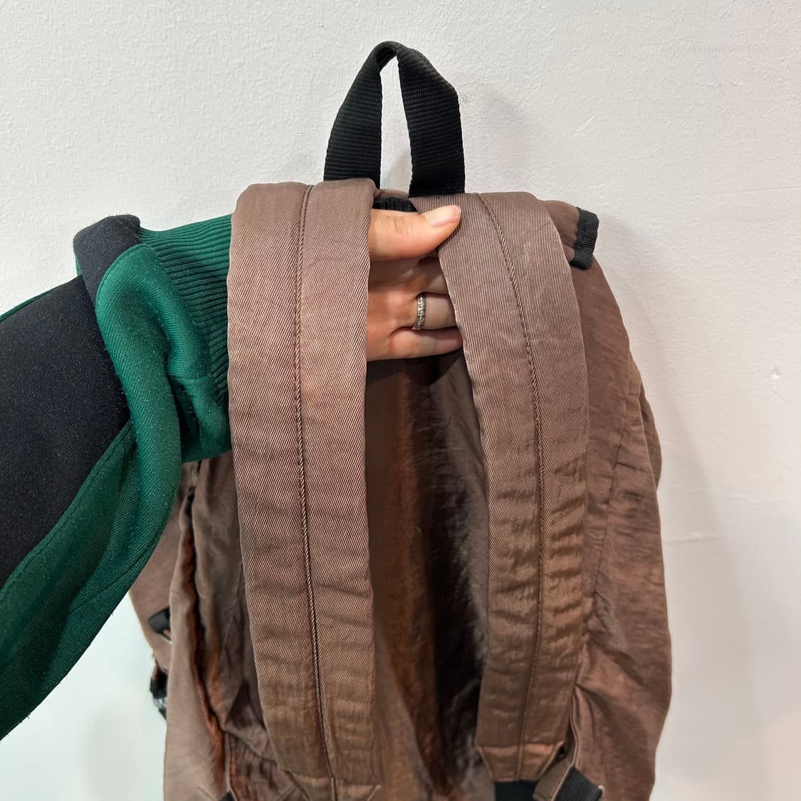 빈티지 브라운 백팩 상품이미지6