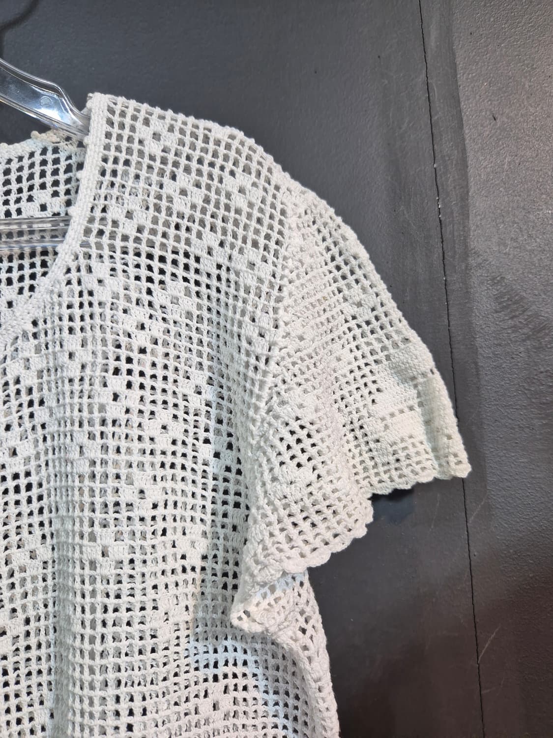 화이트 크로셰 가디건 77 상품이미지5