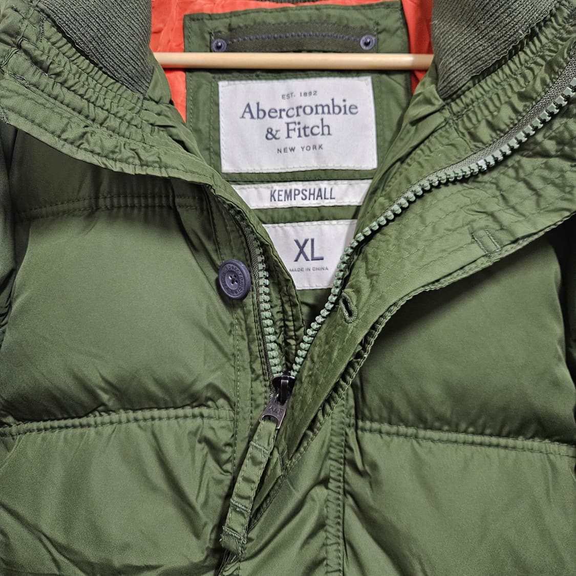 새상품 아베크롬비 덕다운 패딩 XL 상품이미지2