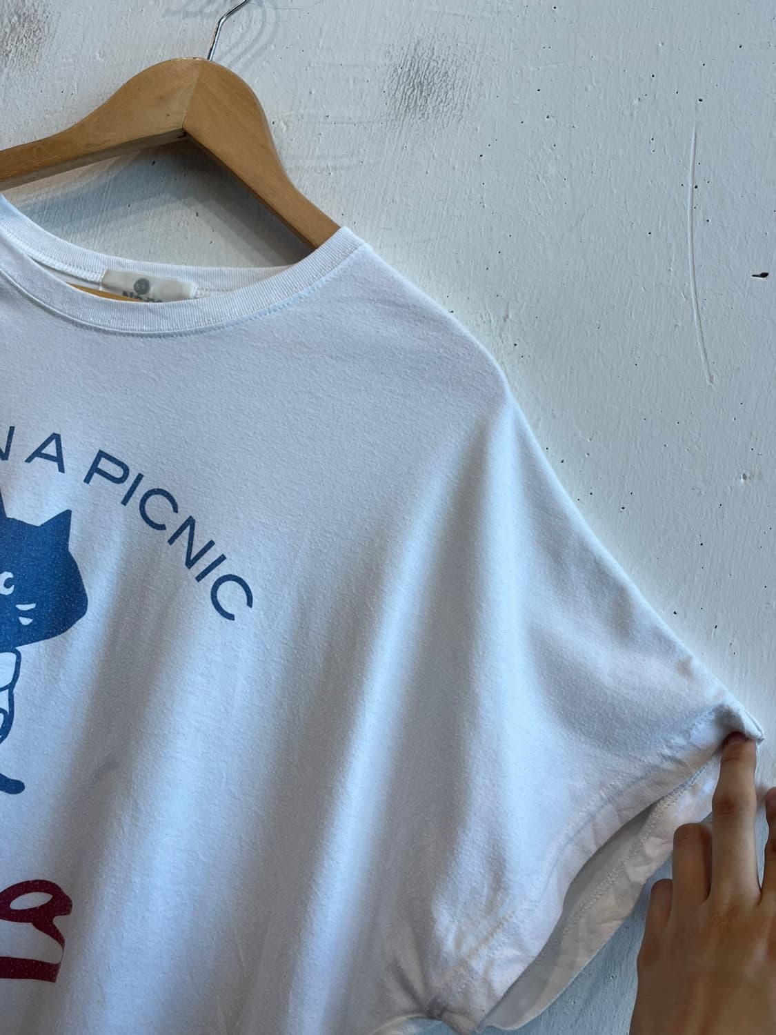 Ne-net 네넷 고양이 NYA 반팔 티셔츠 상품이미지3