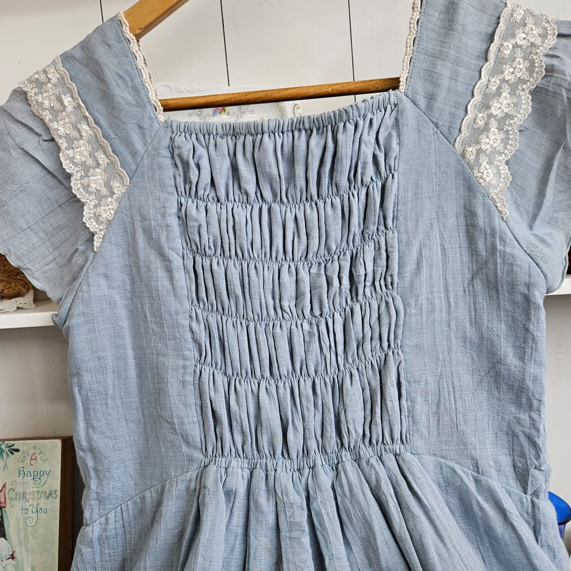 
엑시즈팜(Axes Femme) 소라 레이스 리본 티어드 원피스 상품이미지5