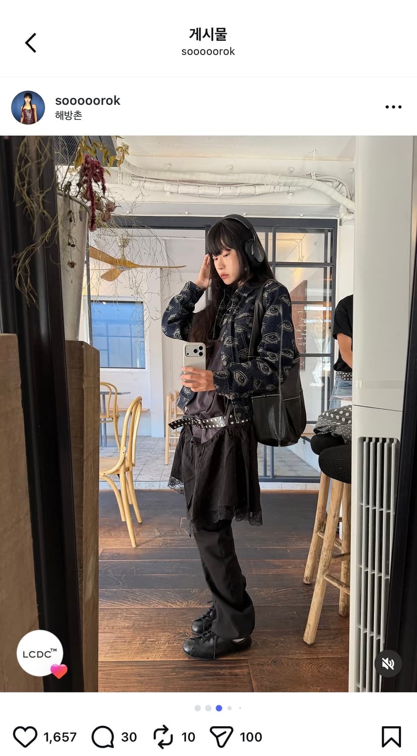 lcdctm 엘씨디씨티엠 lace trim jersy dress 상품이미지3