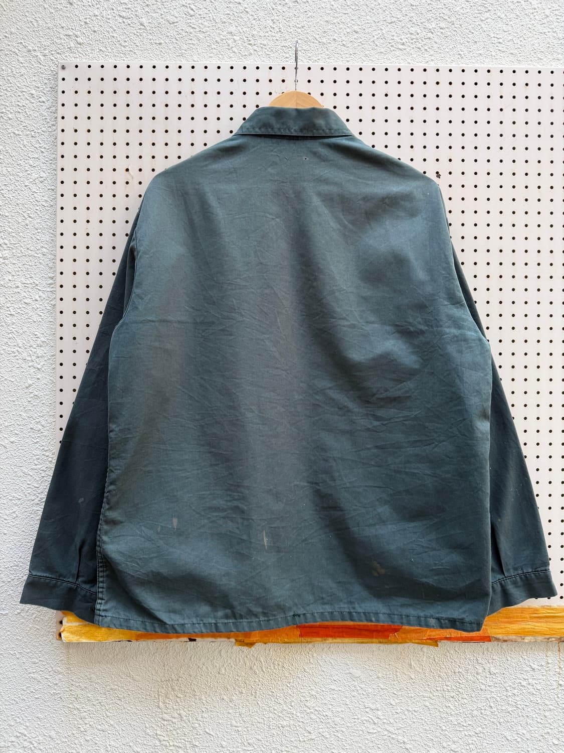 DISTRESSED FADED 70s SAGE GREEN 프렌치워크자켓 상품이미지2