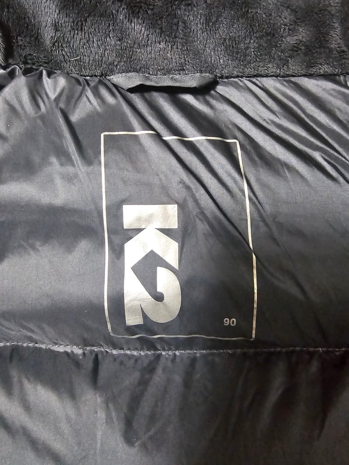 K2 구스다운 공용 롱패딩 블랙 90 상품이미지4