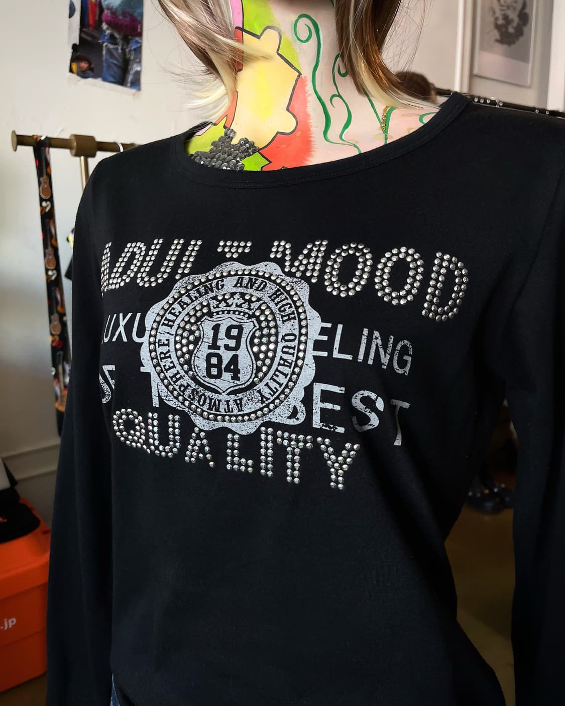 Japanese Vintage Y2K Studed Long Sleeve 상품이미지2