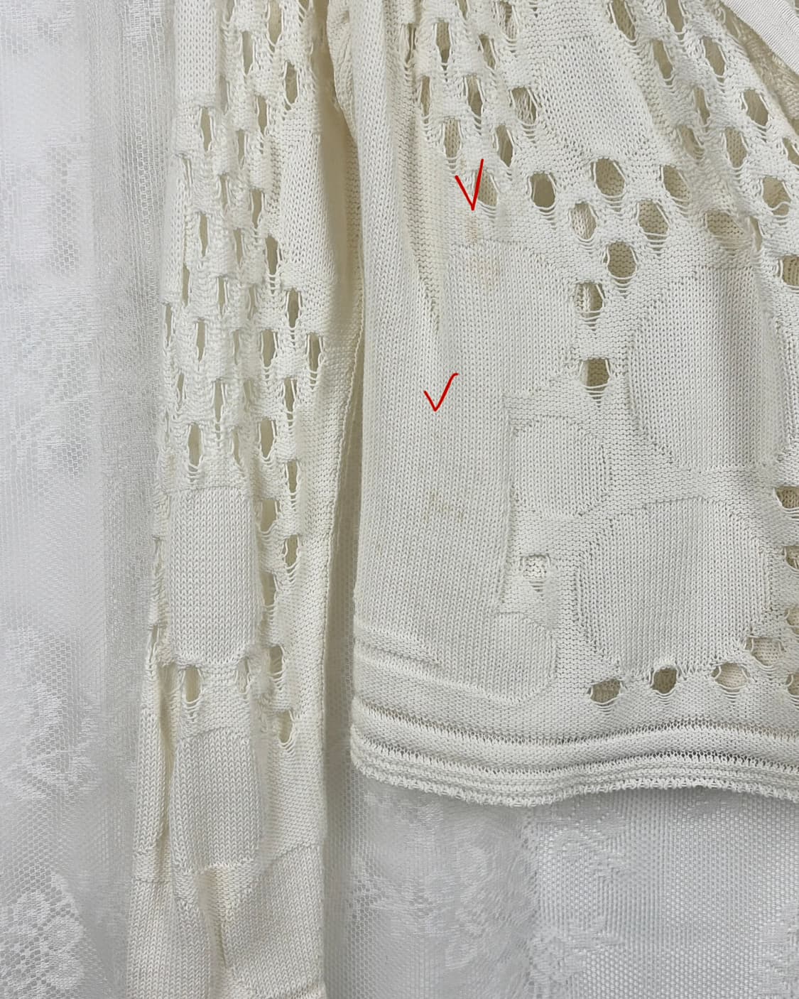 HIROKO BIS white crochet cardigan 상품이미지6