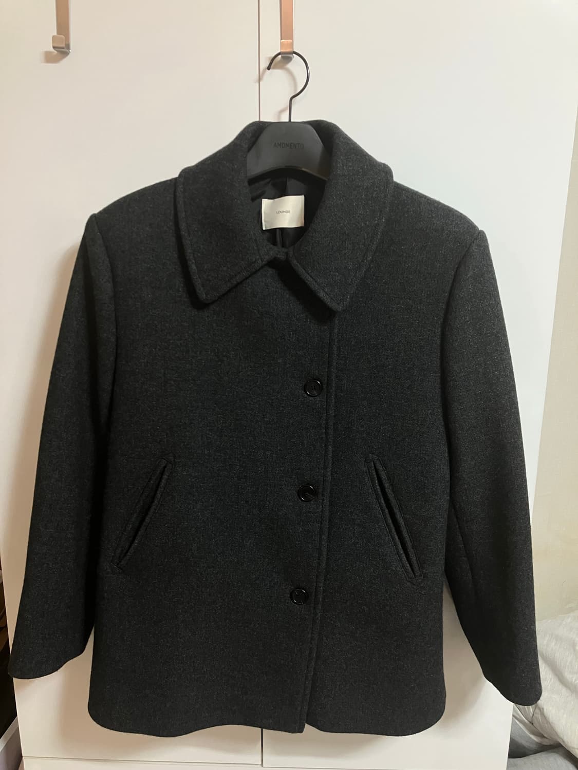 에프터먼데이 피코트 차콜 상품이미지2